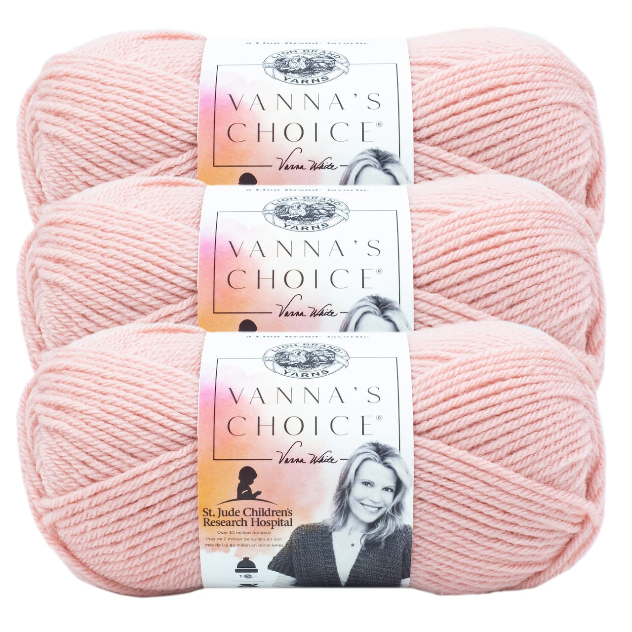 3 Pack Lion Brand® Vanna's Choice® Solid Yarn